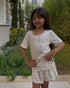 Girls summer pajama set Red Hearts t-shirt + Shorts